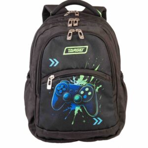TARGET 2u1 Game Splash ranac plavi za školu