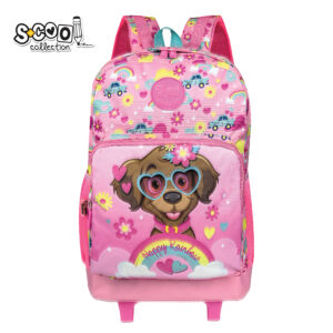 SCOOL ranac sa točkićima Happy Rainbow SC3445