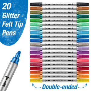 Faber Castell flomasteri Double Glitter 1/20 151108