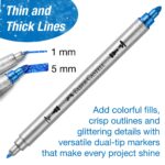 Faber Castell flomasteri Double Glitter 1/20 151108