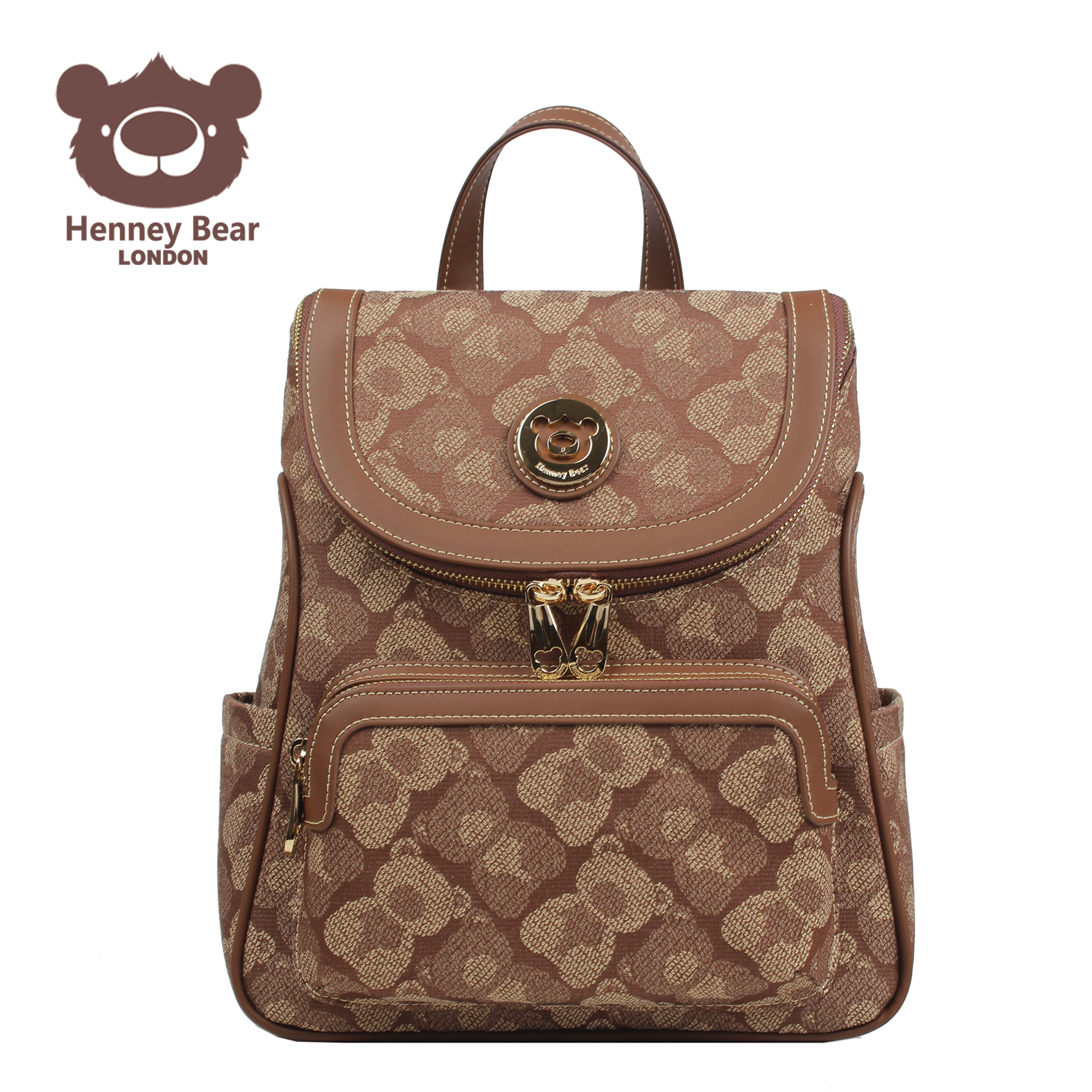 29750h.jpg HENNEY BEAR Shadow Bear Brown ranac 29750 za žene