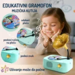 Edukativna igra gramofon Magaza sa šarenim pločama