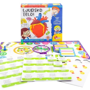 Upoznaj ljudsko telo edukativna društvena igra sa tablom