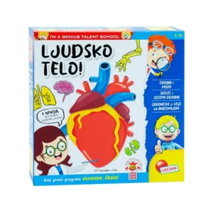Upoznaj ljudsko telo edukativna društvena igra sa tablom